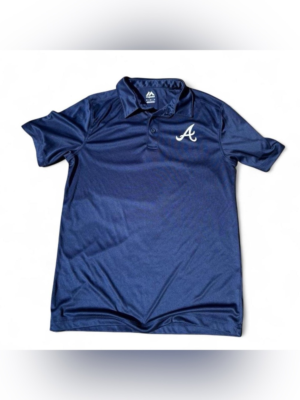Atlanta Braves Men's Navy Performance Polo Shirt